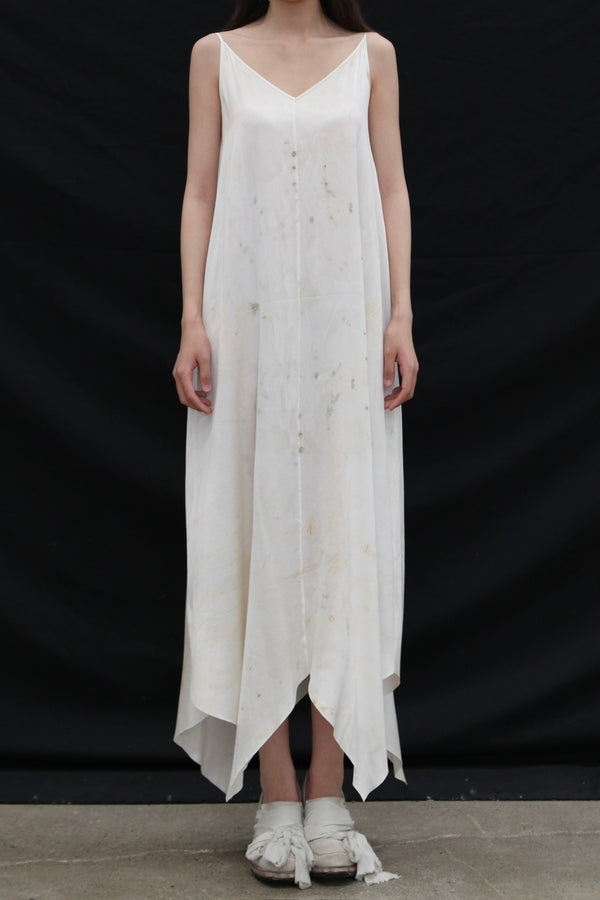 Mutedance 25 Spring/Summer Linen/Silk Printed Long Skirt MD-MD25SS112-HOARY